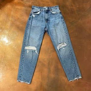 Zara ripped jeans